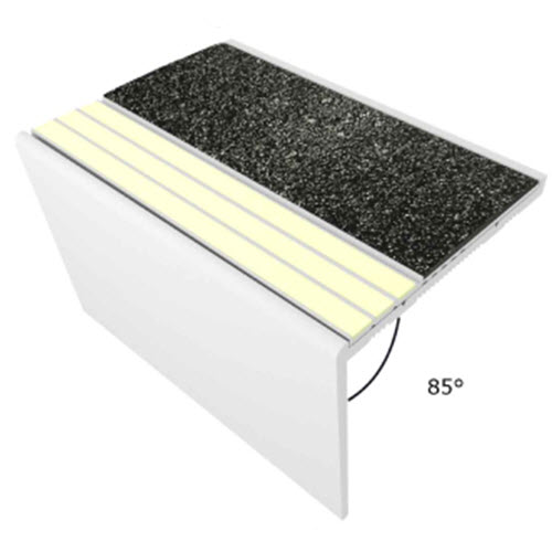 CAD Drawings Ecoglo Inc. RF7C-E30 Series Luminous Resilient Flooring Nosings